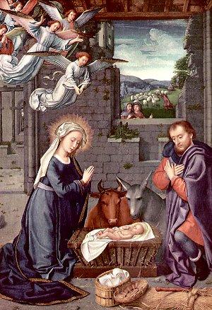 De nederige geboorte van Jezus